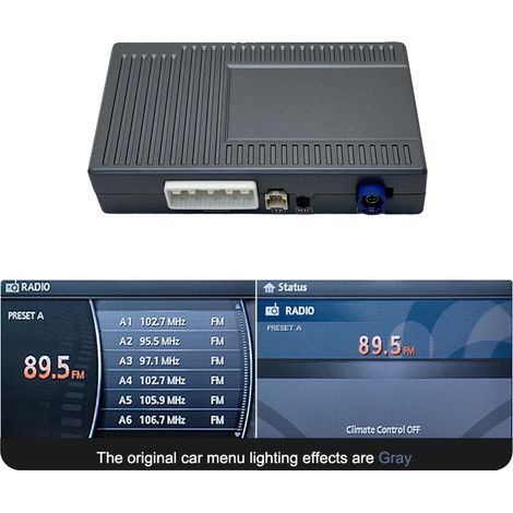 Módulo inalámbrico CarPlay para Android Auto, Bluetooth 5.0, instalación Plug-and-Play, compatible con Infiniti y Nissan 2009-2019, pantalla con tarjeta SD (1/2)