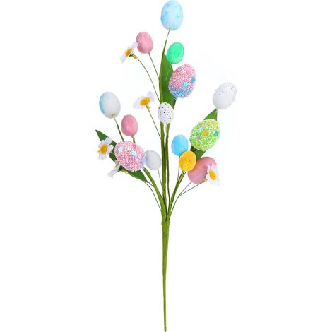 Guirlande De Carottes En Bois - Décoration De Pâques Pour Arbre Miniature - Accessoire Pour Panier Ou Plateau À Étages - Lot De 6 (1/5)