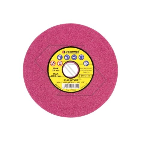 Set 3 mole abrasive a disco colore rubino grana grossa per delimitatore