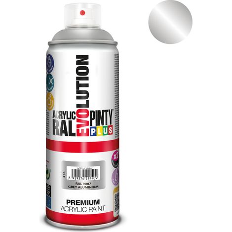 Pintura acrílica spray evolution 520 cc ral 9007 grey aluminium (1/2)