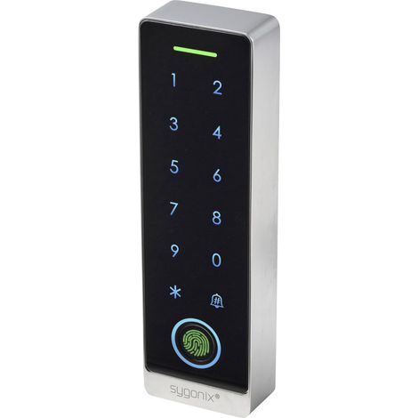 Sygonix SY-7372602 Fingerprint/RFID Zugangssystem Aufputz 12 V/DC, 18 V/DC IP66 mit beleuchteter Ta (1/5)