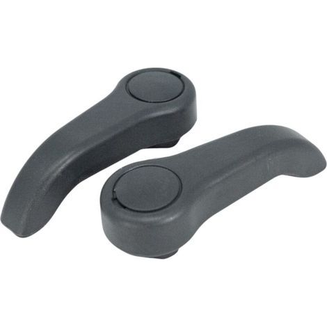 Maniglie grigie per la regolazione dell'inclinazione del sedile - Set da 2 - Installazione semplice - Per Renault Clio II e Twingo I (1/5)