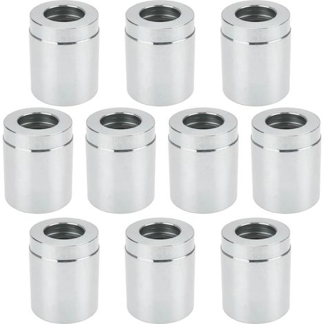 Lot de 10 viroles hydrauliques antidérapantes pour tuyaux SAE R1AT/R2AT, 9,5 mm (1/5)