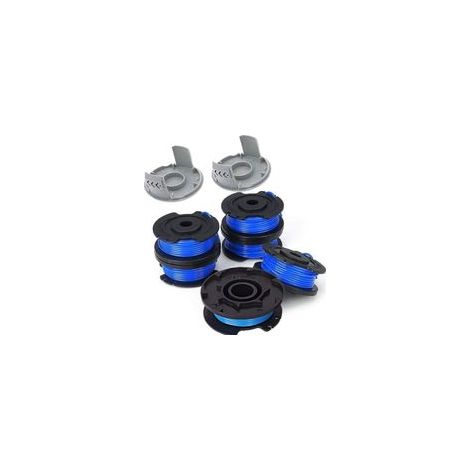 Bobine Fil Coupe Bordure pour Ryobi 18v 24v 40v Bobine de Rechange 0,065 Pouce Compatible avec Ryobi One + AC14RL3A,Coupe-Fil sans Fil Line 11ft-8 Paquets (1/5)