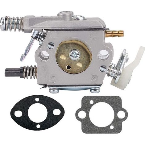 Carburateur pour Tronçonneuse Husqvarna 51 55 - Remplace 503281504 Walbro WT-170-1 - Compatible avec Jonsered 490/590 et Partner - Pièce de Rechange en Métal- (1/5)
