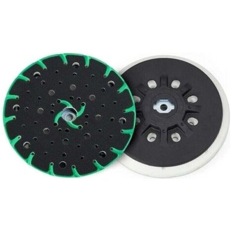 Plateau ponceuse 150 mm avec aspiration de poussière - Filetage de raccordement M8 - remplacement du festool plateau ponceuse, compatible avec le ponceuse excentrique 150mm bosch makita etc