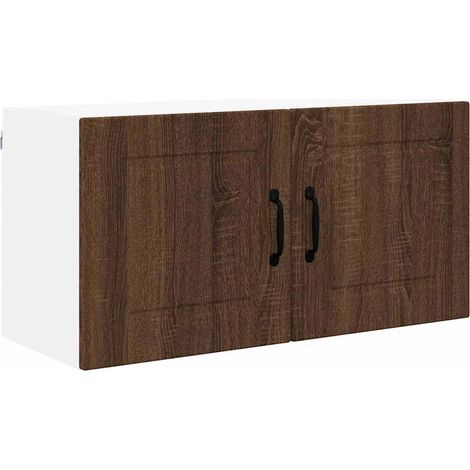 Meuble mural de cuisine,Armoire de cuisine avec étagère Chêne brun 80 x 31 x 40 cm CFW12813 (1/5)