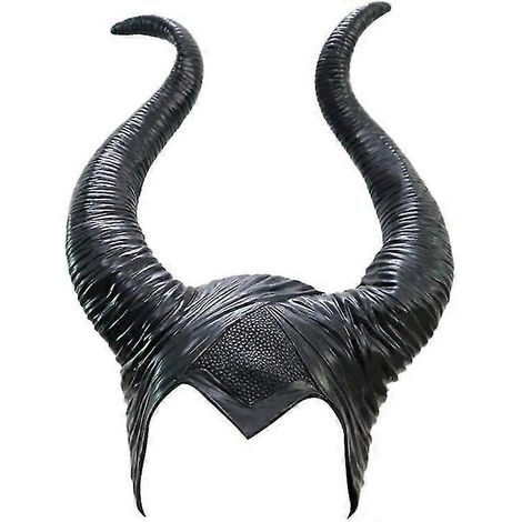 Maleficent-Horn-Haarreif für Halloween, schwarz, Maleficent-Kopfschmuck, für Damen/Herren (1/5)
