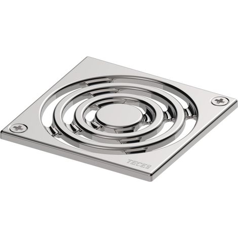 TECEdrainpoint S Designrost, Edelstahl, 100 × 100 mm, (1/4)