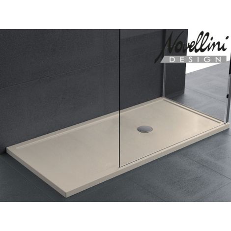 Receveur de douche plat NOVELLINI OLYMPIC PLUS beige 140x90 cm H 4,5cm (1/5)