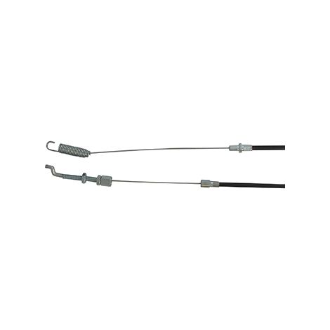 Cable de embrague adaptable para cortacésped Hayter 56. Reemplaza origen: 340056 - Longitud del cable: 1105mm - Longitud de la funda: 1095mm