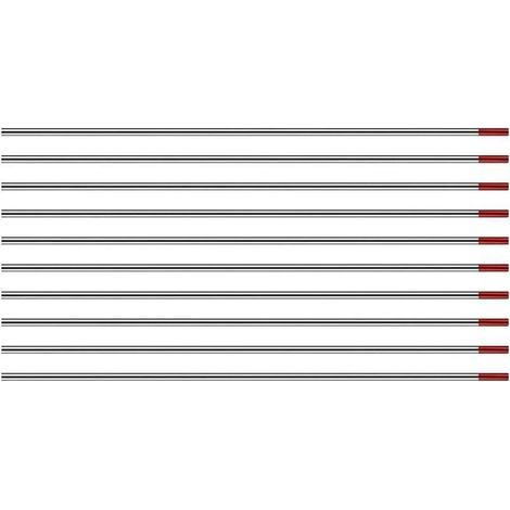 – Électrodes de tungstène WT20 1,6mm – 98% tungstène, 2% thorium – 10 pièces pour soudage acier et alliages – Arc stable et ré-allumage facile (1/3)
