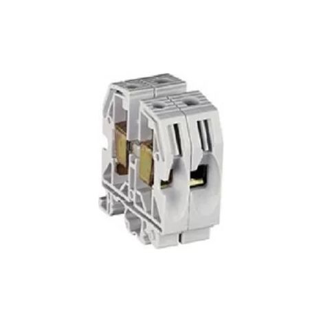 Legrand – Bloc jonction standard 39068 – 1 jonction simple – Section câble 2,5 à 50mm² – Pas 15mm – Autoextinguible 960°C