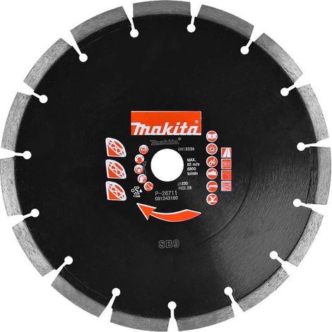 Disco de diamante MAKITA PREMIUM BLADE SB9 para asfalto (1/2)