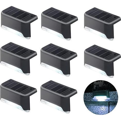 Lot de 4 lampes solaires de bord de piscine, étanches et à couleurs changeantes, pour accessoires de piscine, veilleuse-AquaForge (1/5)