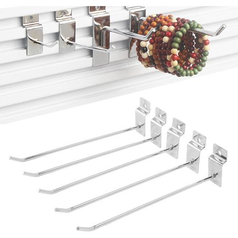Packung mit 50 Schlitzhaken für Whiteboards, universelle Whiteboard-Haken, Wandhaken, Handy-Zubehör und Schmuckregalhaken (1/5)