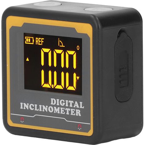 Indicateur d'angle numérique étanche IP54, rétroéclairage, base magnétique, niveau électronique (1/5)