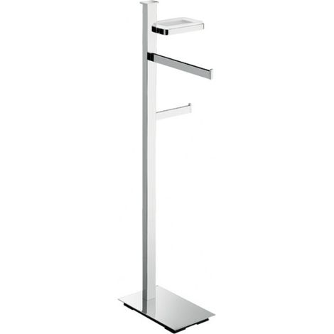 COLOMBO DESIGN Units piantana porta sapone/salviette/rotolo dx cromato codice prod: B9113DCR (1/2)