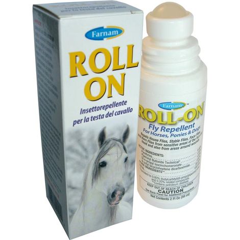 Roll-On Farnam insettorepellente specifico per la testa del cavallo 59 ml
