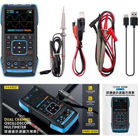 3-in-1 Multimeter Signal Generator Machine, 2.8-inch IPS Display Oscilloscope, Oscilloscope, 10 MHz Bandwidth, 50 MSa/s Sampling Rate, Dual-Channel Oscillometer (1/5)