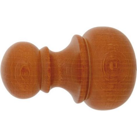 Terminal para riel de madera de teca 20mm riel de chyc