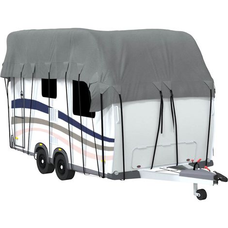 Housse de toit de caravane gris tissu non tissé CFW334422 (1/5)