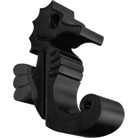 Gancio da bagno innovativo stampato in 3D in stile nero