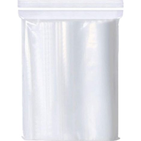 Sac Zip Refermable - Polyéthylène Basse Densité - 6 x 9 cm - Transparent - Pour Perles Bijoux Graines Confiseries Pièces - Lot de 100 (1/5)