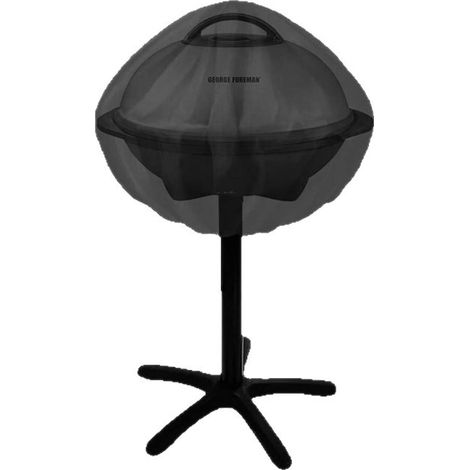 Funda impermeable para barbacoa, con asa fácil de quitar, 50 cm de diámetro, tejido Oxford 210D, color negro. (1/5)
