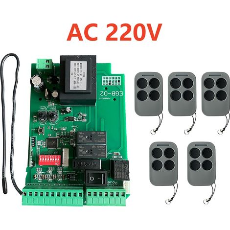 Accessoire pour automatisation et domotique, équipement de commande et de sécurité pour la maison,220V Board with 5 RF (1/5)