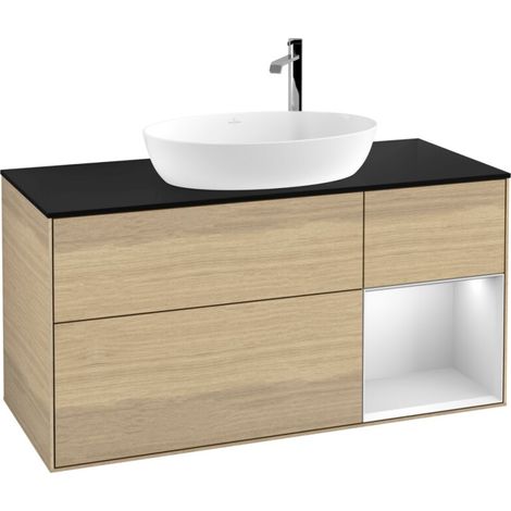 Villeroy & Boch F952MTPC Meuble sous lavabo Finion F95 (1/2)