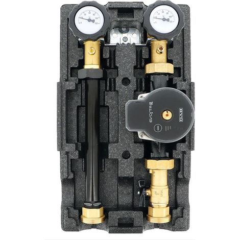 Groupe hydraulique Modulfit Premium direct avec circulateur - DN25 - Thermador (1/2)