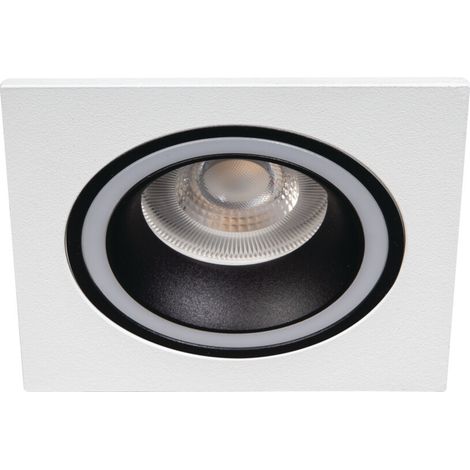 Faretto incasso quadrato bianco/nero Kanlux Feline GU10 (1/3)