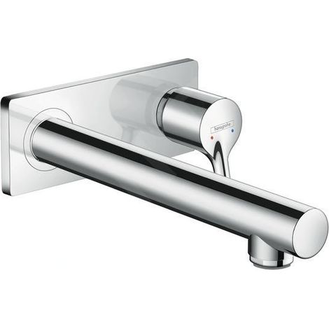 Hansgrohe – Mitigeur monocommande de lavabo encastré – Bec 225 mm – Débit 5 l/min – Cartouche céramique avec limiteur de température (1/5)