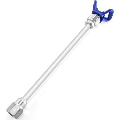 30 cm Airless-Spritzpistolenverlängerung mit blauem Düsensitz, 1 Stück (1/5)