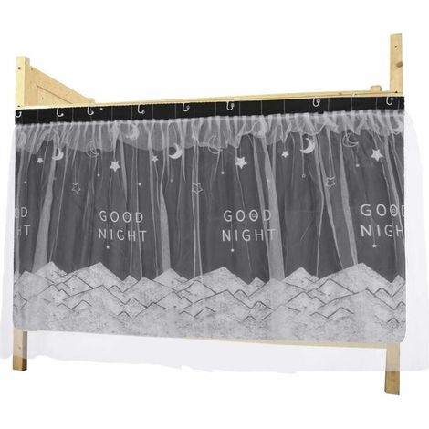 Bunk bed curtains single blackout fabric gauze bed tent curtain 1.15M2M