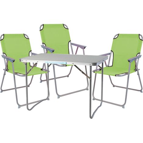 4-teiliges Campingmöbel Set 70x50x59cm-DMC330870+3xDPO2600LG (1/3)