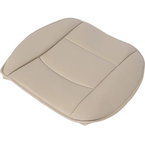 Autositzbezug aus PU-Leder, Vordersitzschutzmatte für 4-türige Limousinen und SUVs, Beige (1/5)