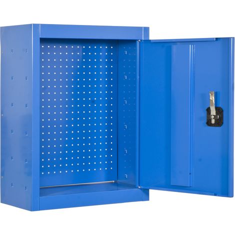 SimonRack - Armoire de rangement murale 675x500x275mm Bleu - CABINET TOOLS PANNEL 500 (1/4)
