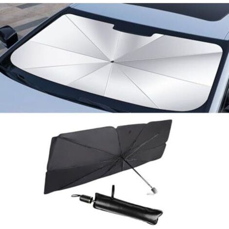 BFJXZA Auto-Windschutzscheiben-Sonnenschutz, für Citroen C1 C2 C3 C4 C5 C5X C6 C8 DS3 DS4 DS5, faltbar, UV-Isolierung, Front-Windschutzscheibe, Innenraum, Sonnenschutz, Auto-Styling