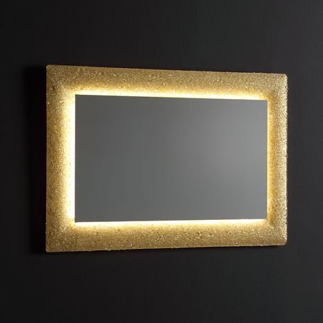 Specchio con cornice in vetro fuso 90x62 (1/4)