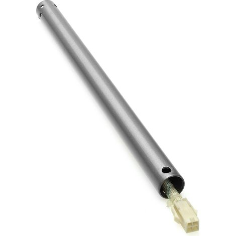 Ceiling fan extension rod silver in various lengths