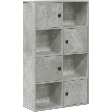 Maison Exclusive - Libreria Grigio Cemento 60x24x101,5 cm in Legno Multistrato
