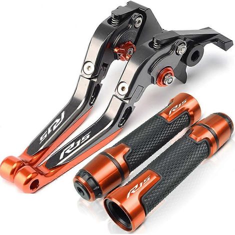 Kit de leviers de frein et d'embrayage Yamaha YZF R15V3 V3 (orange)