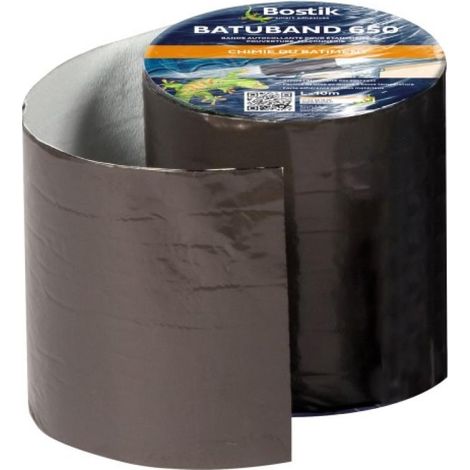 Bandes d'étanchéité autocollantes Batuband 650 Coloris orange. rouleau de 10 mètres largeur 22.5 cm - BOSTIK SA (1/2)