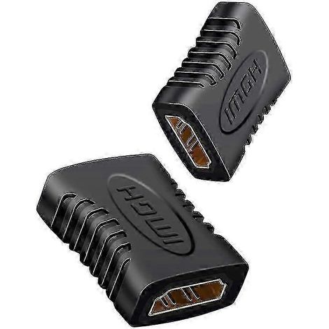 1 rallonge HDMI 4K femelle-femelle, adaptateur convertisseur pour moniteur, ordinateur portable, PS4/3, PC et TV. (1/5)