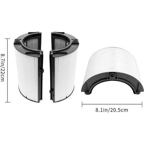 PH04 Filtres de rechange HEPA pour purificateur d'air Dyson TP04 DP04 PH04 HP09 HP07 TP09 PH01 PH03 Filtre à air 2 en 1 de qualité H13 Filtres HEPA Filtres à charbon actif (1/4)