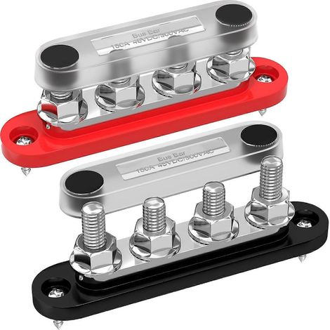 Compatible avec les barres omnibus 150 A 12 V, modules de distribution d'énergie à 4 goujons 5/16 (M8) (1/5)