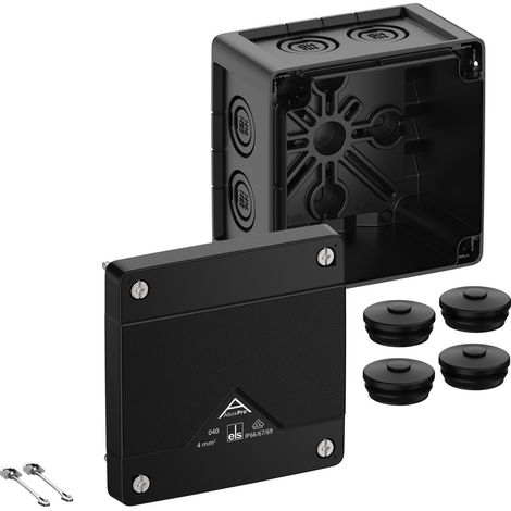 Spelsberg Abox Pro 040-L/sw, IP66/IP67/IP69, 4mm², IK09, libre de halógenos, 40400001