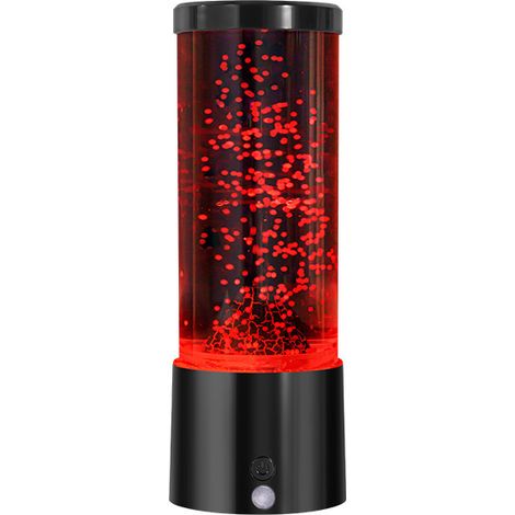 Lampe volcan colorée avec télécommande, lampe sensorielle relaxante pour enfants et adultes, veilleuse d'ambiance, style granulaire (1/5)